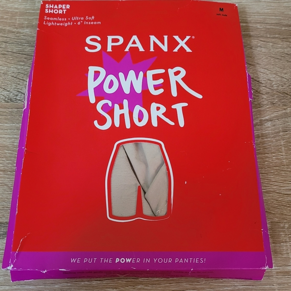 SPANX Power Short Nude M New